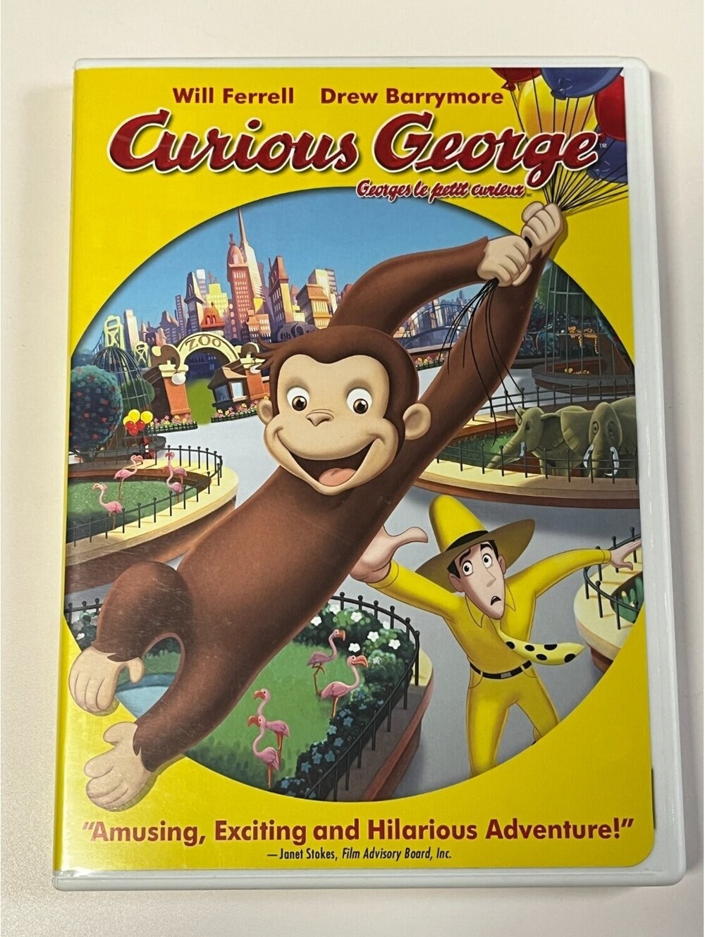Curious George DVD Widescreen Will Ferrell 2006 Children's & Matthew O'Callaghan